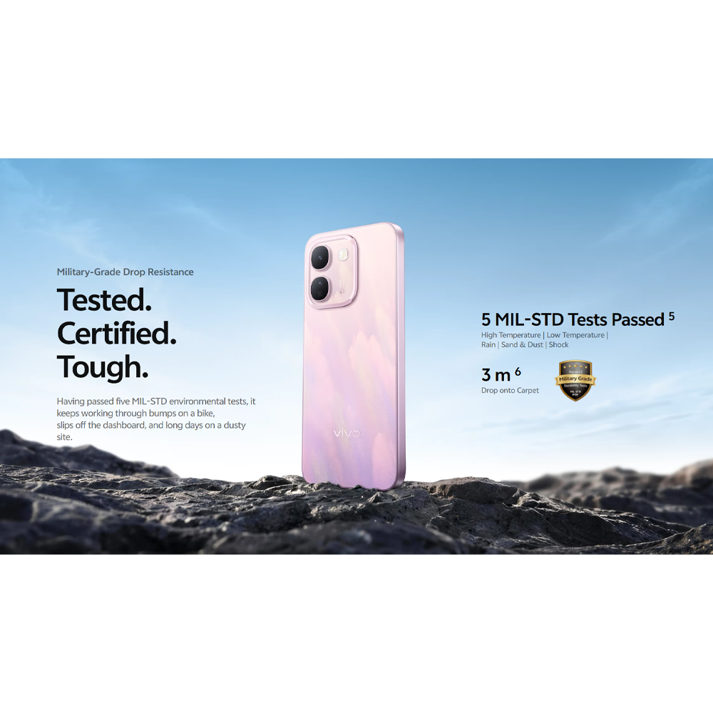 vivo V80 Lite 6GB+128GB/ 6GB+256GB/ 8GB+256GB | 6.83 inches, AMOLED | 50MP Rear Camera | Mediatek Dimensity 7300e (6 nm) | 10000mAh, 44W Fast Charge