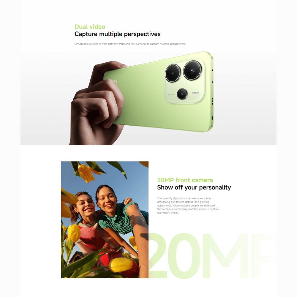 Xiaomi Redmi Note 14 | MediaTek Helio G99-Ultra | 120Hz Eye-Care Display | 108MP AI Camera System