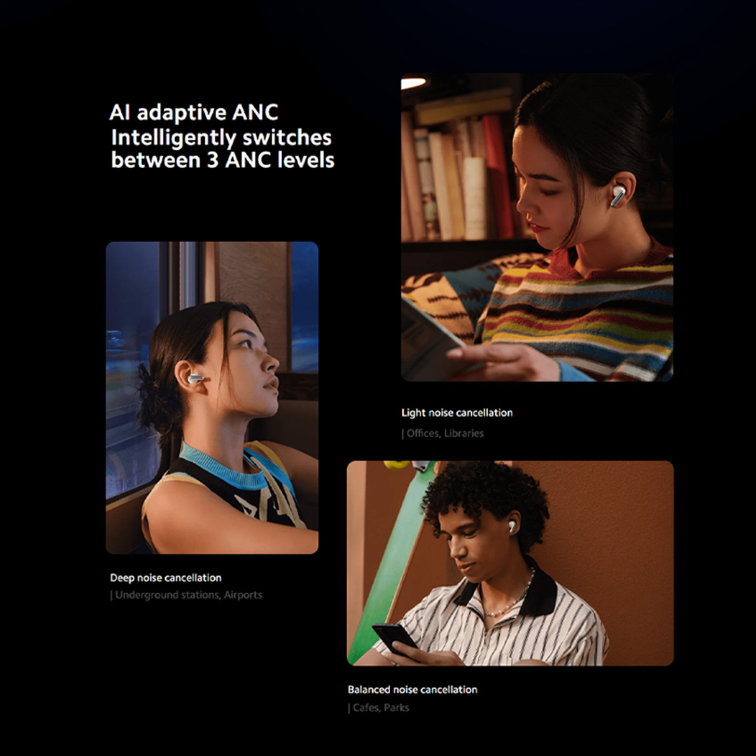 Xiaomi Redmi Buds 4 Pro | Hi-Res Audio Wireless | Hi-Fi Sound Quality | Immersive Sound | Noise Cancellation | Earbuds with 1 Year Warranty