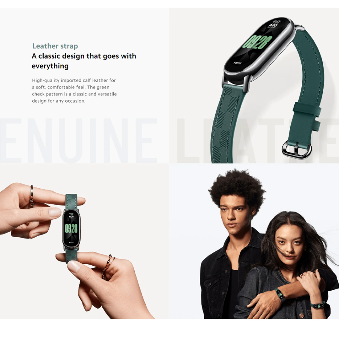 Xiaomi Smart Band 8 | 1.62 inch AMOLED Touch Display | Metallic Midframe | Up to 16 Day with Typical Mode | Focus Mode | Smart Band with 1 Year Warranty