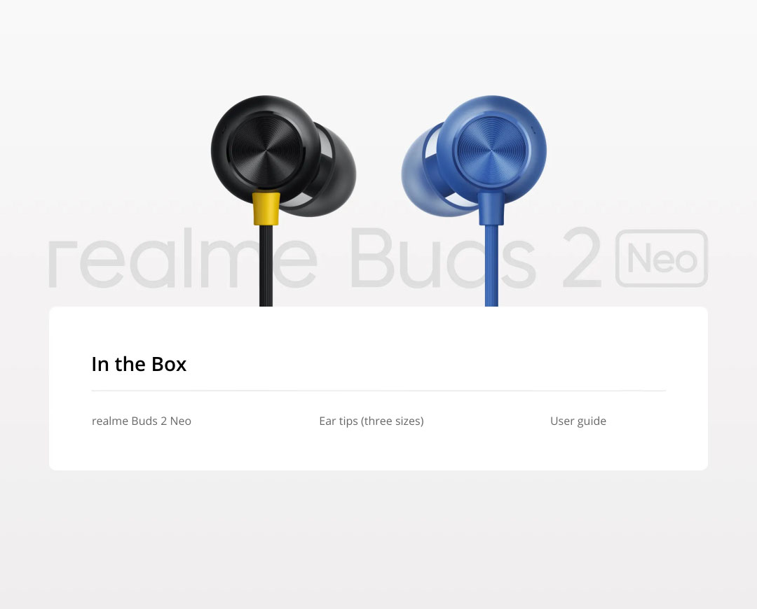 realme Buds 2 Neo | Durable Angled Design | Excellent Bass Performance | Superior Sound with an 11.2mm Large Driver | Active Noise Cancellation | Earbud with 6 months Warranty