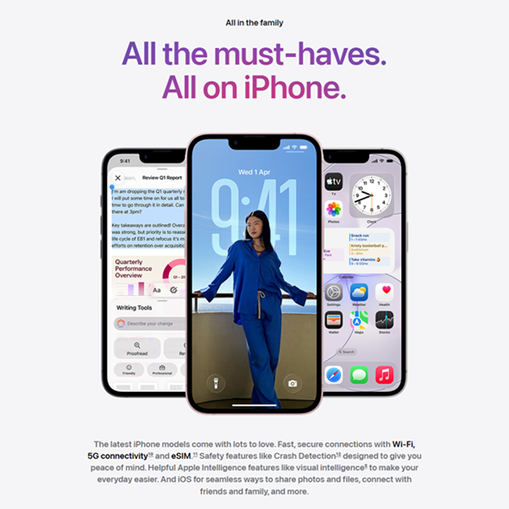 Apple iPhone 17e 8GB+256GB/ 8GB+512GB | 6.1″ | 48MP Rear Camera | Apple A19 (3 nm) | iOS 26.3 | Li-Ion 4005 mAh