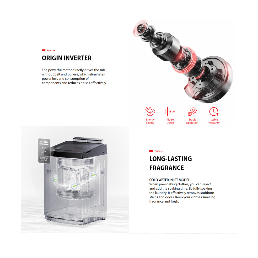 TOSHIBA 10KG / 12KG EXDOT Top Load Origin Inverter Washing Machine | AW-DUM1100JM(MK) / AW-DUM1300KM(MK) |  Ultra Fine Bubble | Magic Filter Pro | Tub Clean | Washing Machine with 2 Year Warranty