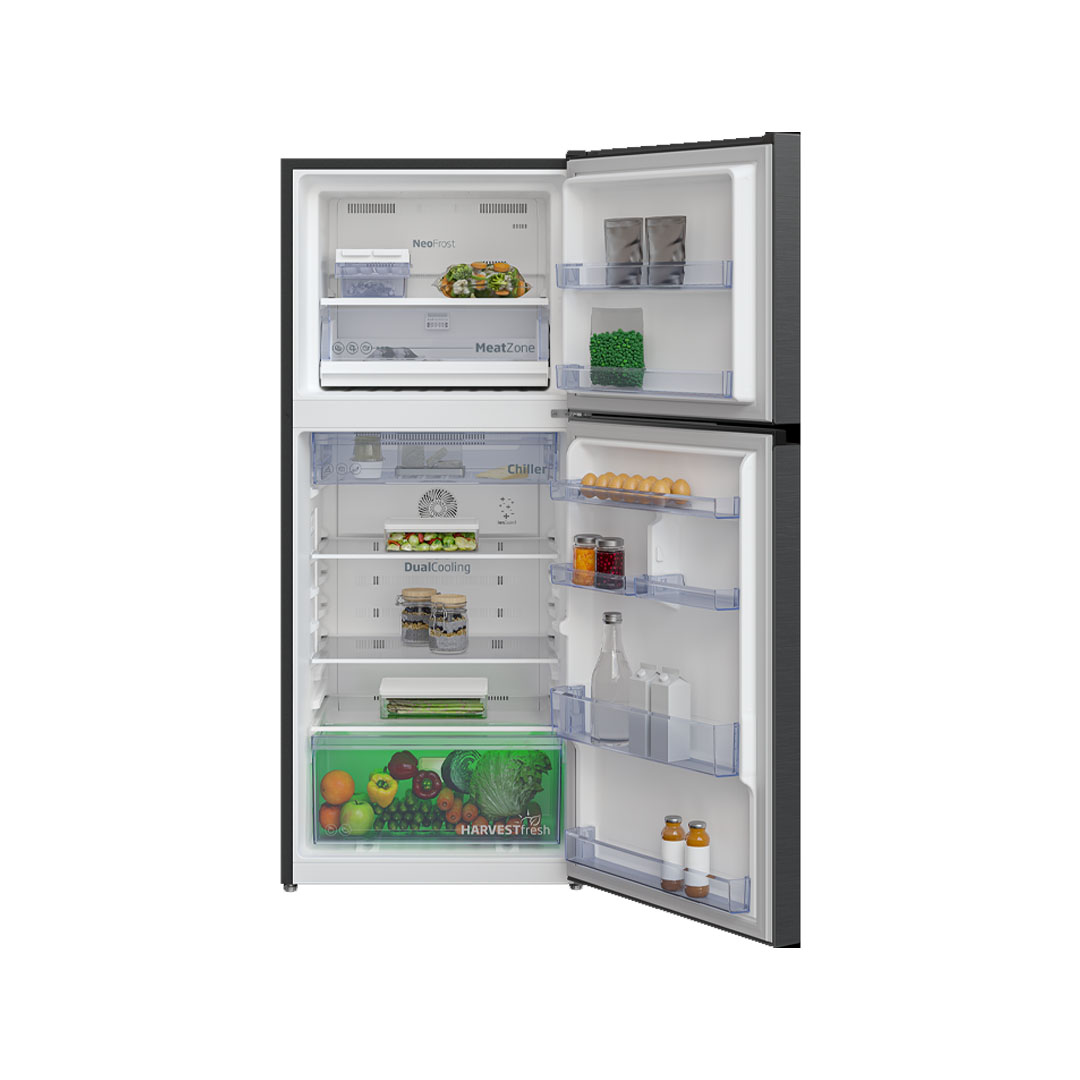 Beko 2 Door Top Mount ProSmart Inverter Refrigerator RDNT371E50VK/RDNT401E50VK | NeoFrost Dual Cooling | ProSmart Inverter Compressor | Active Odour Filter | Refrigerator with 2 Years General Warranty & 12 Years Motor Warranty