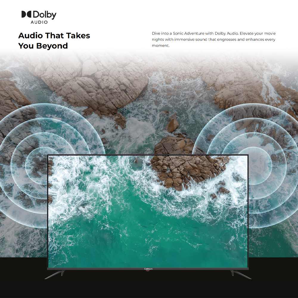 Caixun 40" 2K LED Google TV (PROXITY) C40V1FA | 2K FHD | Dolby Audio | Android TV