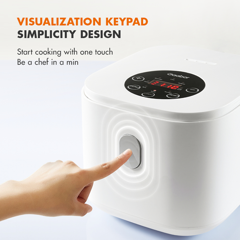 Gaabor 2L Rice-cooker Parameters GR-S25D | 400W HIGH POWER | One-Button Operation | 1  Year General Warranty