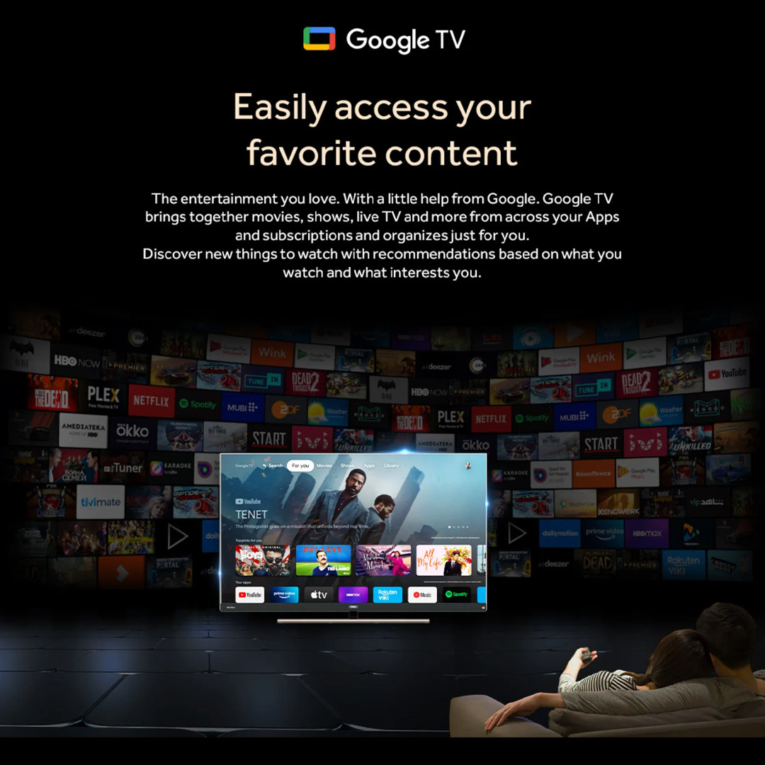 HAIER 55"/65" 4K UHD Google HQLED TV H55S900UX/H65S900UX | Dolby Vison & Dolby Atmos | 4K HDR | Google TV | Aero H-Stand | Smart Television with 3 Years Warranty