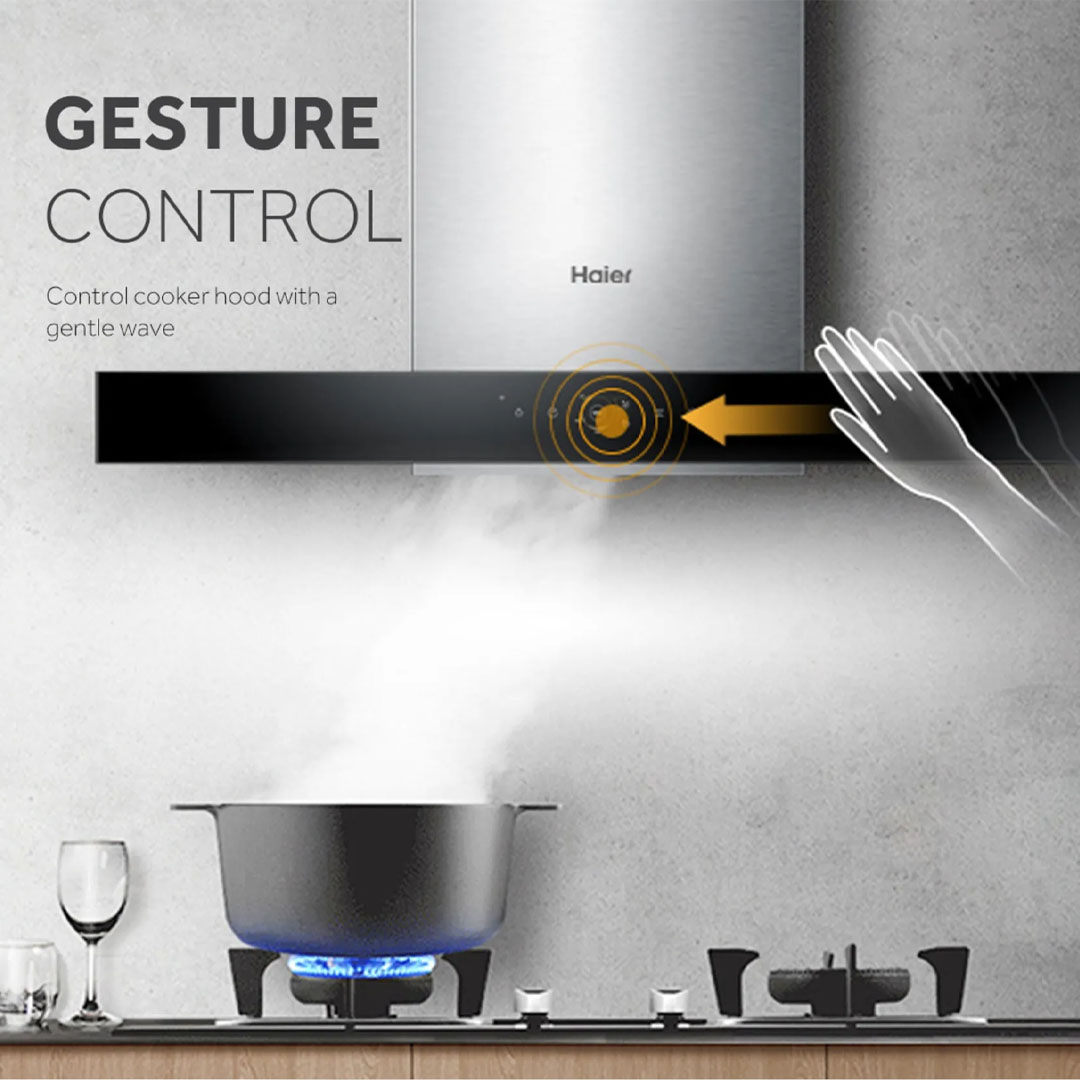 HAIER 2000m3/h Ventilation Hood HH-T900GC | BLDC Motor | Oil-Catch Self Clean Technology | Bluetooth Connection | Hood with 3 Year Warranty