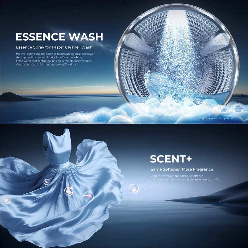 HAIER 14KG/8KG Front Load Color AI Inverter Washer Dryer HWD140-BP14387GNU1 | Ultra Fresh Air | Smart Dosing | Smart Wash