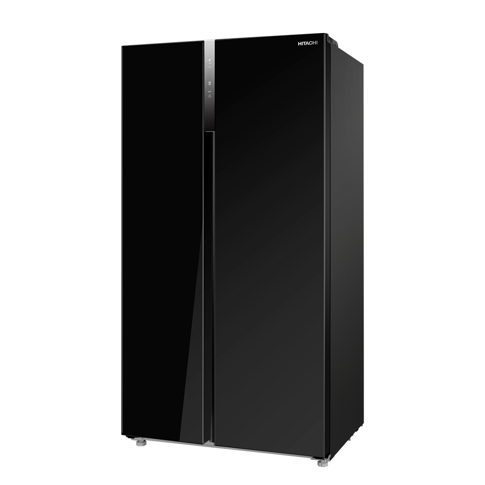 Hitachi 552L Side by Side Inverter Refrigerator HRSN9552DGBMY | 3 Layer Storage Drawers| Mirror Touch Controller