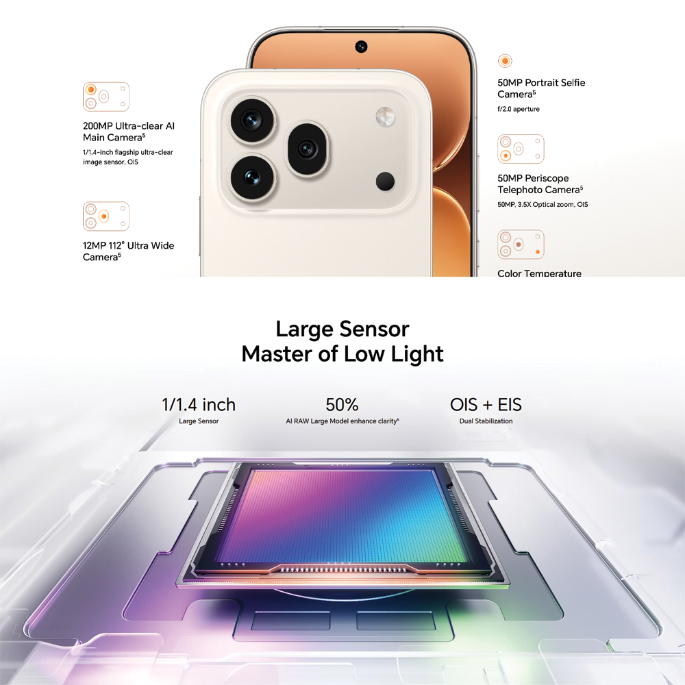 HONOR 600 Pro 12GB+256GB/ 12GB+512GB | 6.57 inch, AMOLED | 200MP Rear Camera | Qualcomm SM8750-AB Snapdragon 8 Elite (3 nm) | Li-Po 7000mAh 
