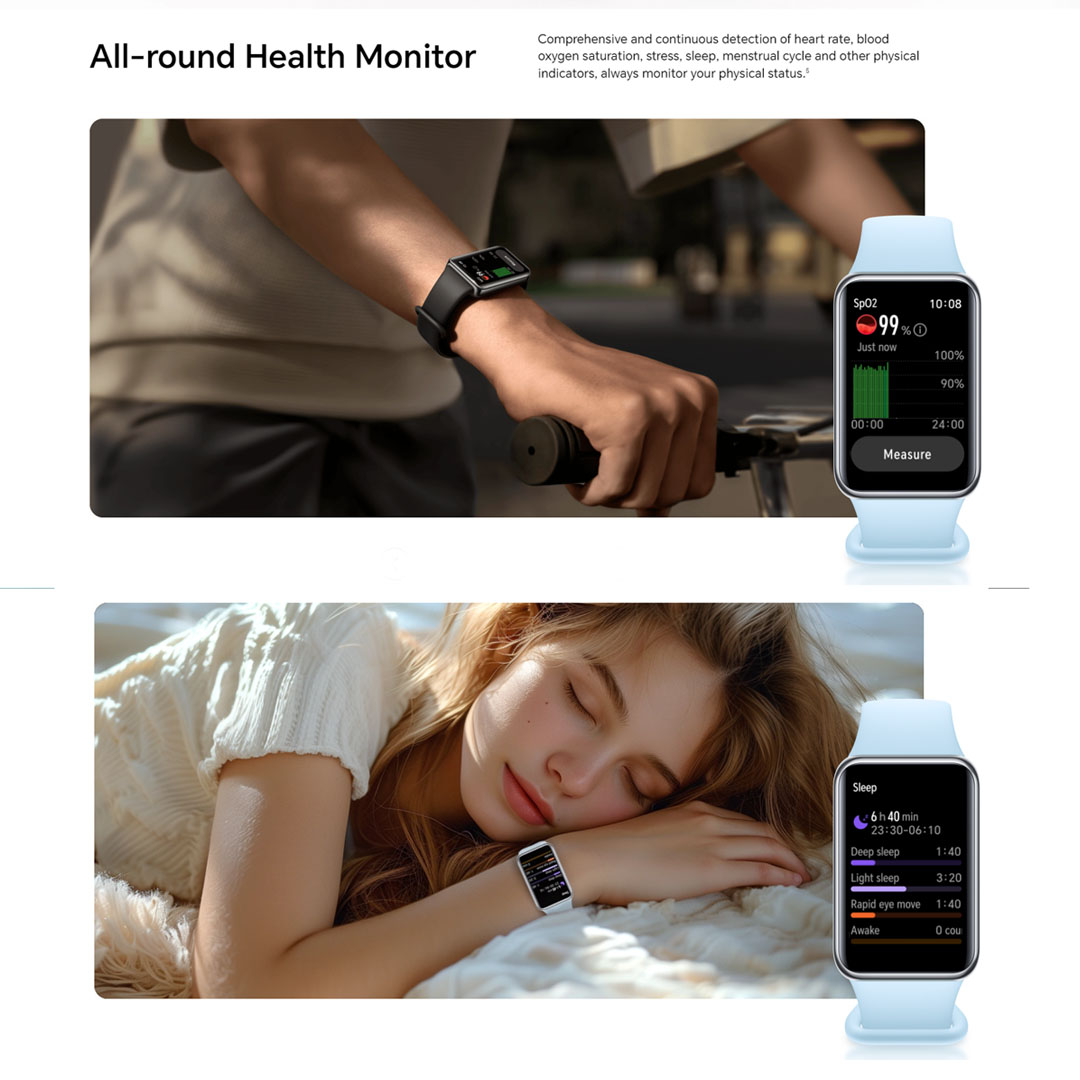 HONOR Band 9 | 1.47" Large AMOLED Screen |  Intelligent 24-Hour Heart Rate Monitor | 14 Days Long Battery Life | 10 Professional Workout Modes | Smart Band with 1 Year Warranty