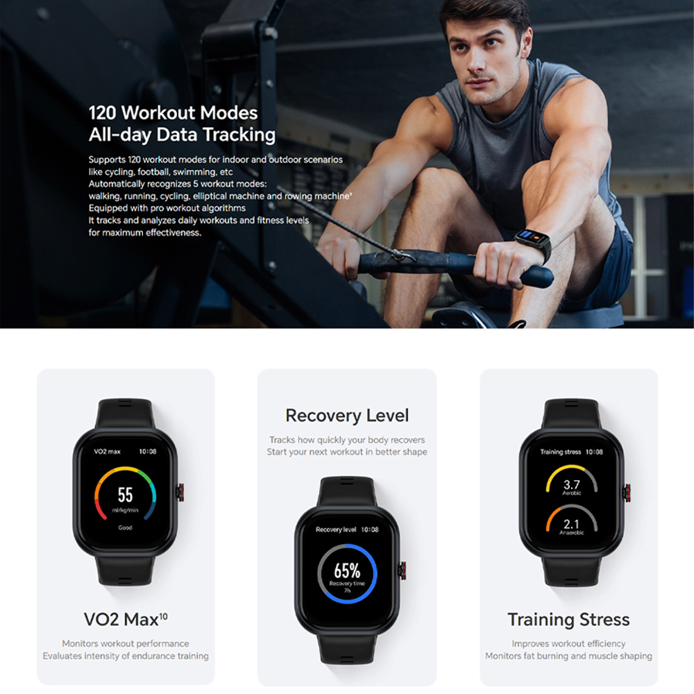 HONOR Choice Haylou Watch 220mm | Ultra-long Battery Life | All-day Health Monitoring | 5ATM Water Resistance | 1  Year General Warranty