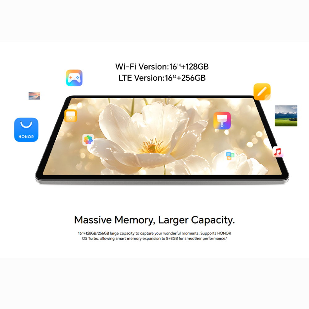 HONOR Pad X9a LTE 8GB+8GB+256GB / Wi-Fi 8GB+8GB+128GB | 11.5 inch | 8MP Rear Camera | Qualcomm SM6225 Snapdragon 685 (6 nm) | Li-Po 8300 mAh, 35W wired