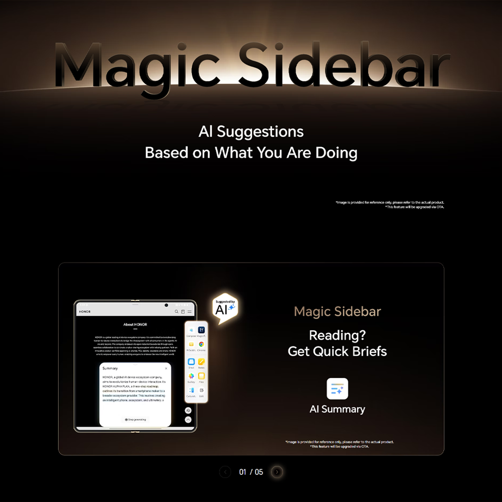 HONOR Magic V5 | 5,820mAh Silicon-Carbon Battery | AI-Powered Features | Falcon Camera System | Snapdragon 8 Elite