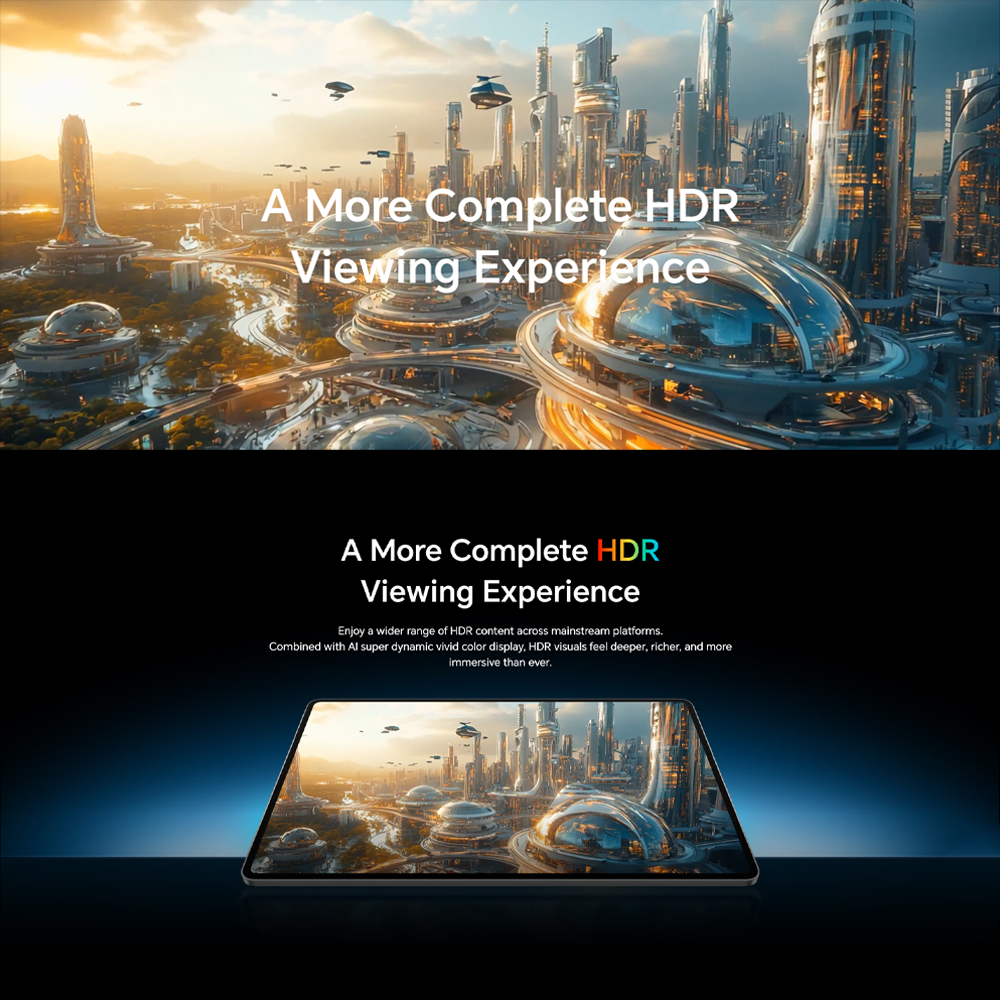 HONOR MagicPad4 16GB+512GB / 12GB+256GB |  (Support 5 gears, 165Hz/144Hz/120Hz/90Hz/60Hz) | Snapdragon® 8 Gen 5 | 10100 mAh 