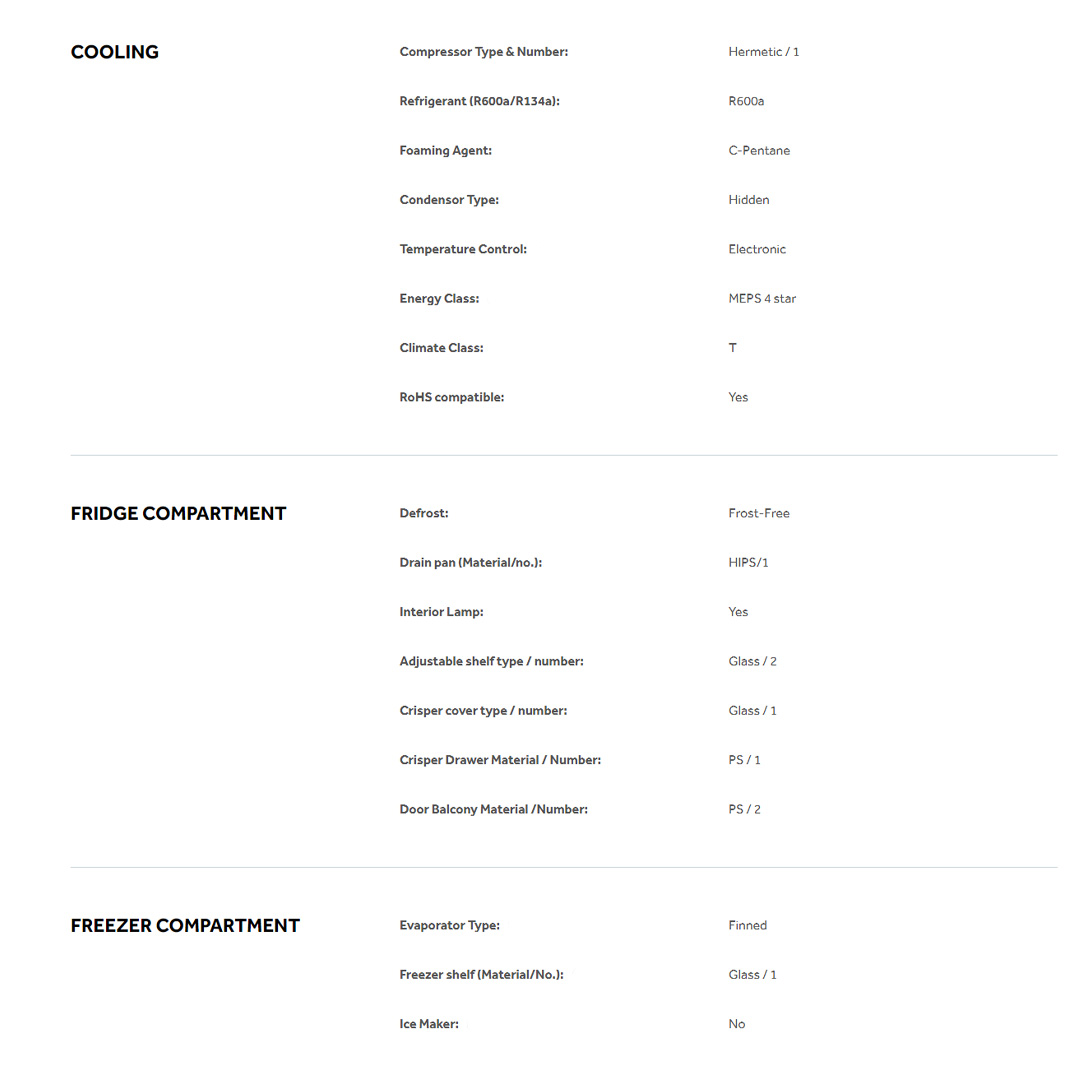 HAIER 216L/238L  2 Doors Top Mount Refrigerator HRF-238H/HRF-239H| Non-Inverter | Interior LED Delight | No Frost | Refrigerator with 2 Year Warranty