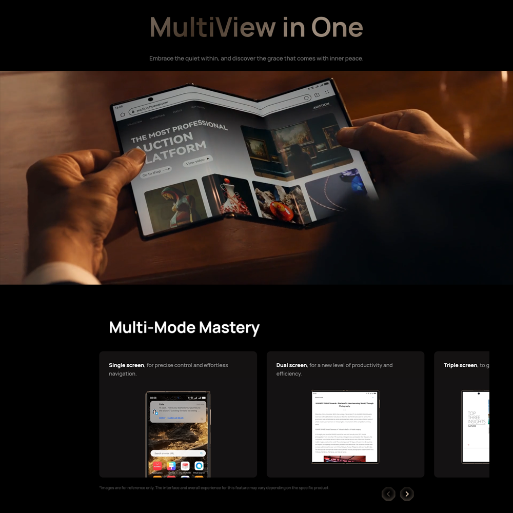 HUAWEI Mate XT Ultimate Design 16GB+1TB | 10.2 inch, Tri-foldable LTPO OLED | 50MP Main Camera | Kirin 9010, Octa-Core | Si/C Li-Ion 5600 mAh
