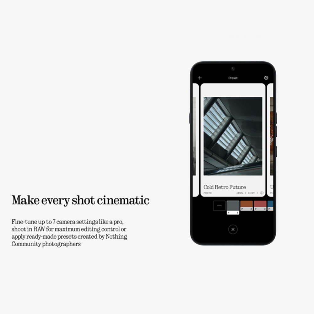NOTHING Phone (4a) Pro 12GB+256GB | World’s first 140x ultra zoom* | 3 camera system with Sony sensor | Nothing OS with Essential AI tools