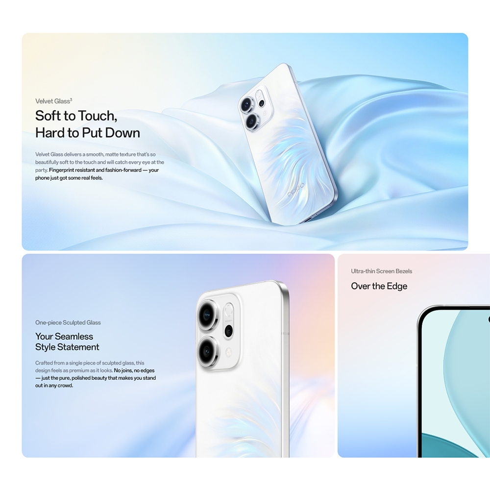 OPPO Reno14 5G | 50MP 3.5x Telephoto Camera | Multi-Focal-Length 4K 60fps HDR Video | 6000mAh Battery | 80W Flash Charge