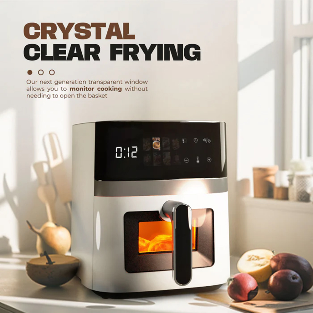 Russell Taylors 5.5L 3D Visionary Digital Air Fryer Z5i | 360° Rapid Air Circulation Technology | Digital Controller