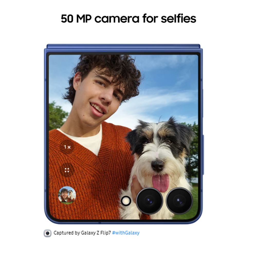 SAMSUNG Galaxy Z Flip7 | Our Largest FlexWindow | 50 MP Selfie Camera | Galaxy AI