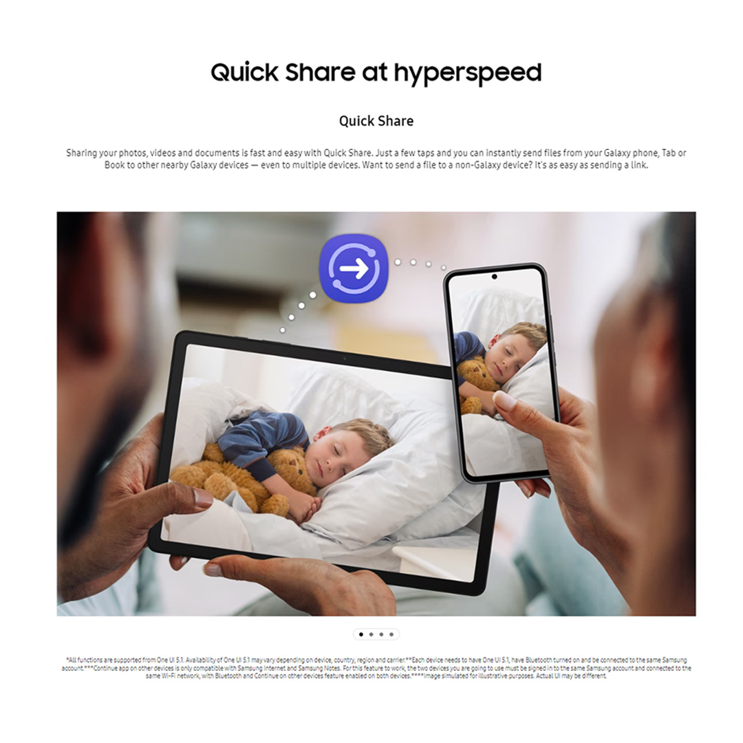 SAMSUNG Galaxy Tab A9+ Wi-Fi 4GB+64GB | 11.0 Display | 8MP Main Camera | 7040mAh Battery | Multi-Tasking | Dolby Atmos | Tablet with 1 Year Warranty