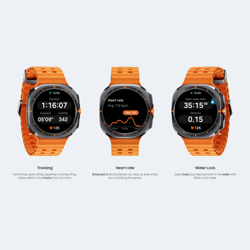 SAMSUNG Galaxy Watch Ultra (LTE) 47mm | 10 ATM water resistance | Immediate Safety Siren | Dual-Frequency GPS