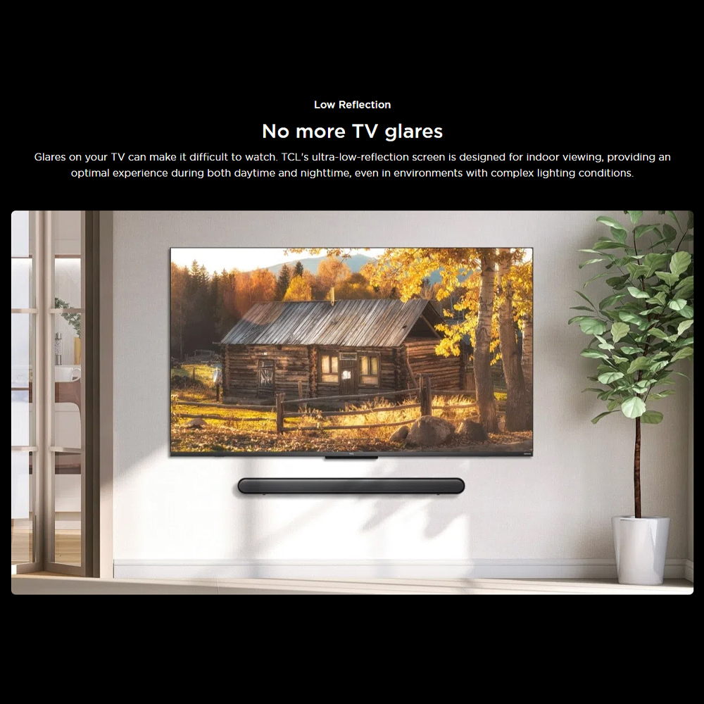 TCL 75/85/98 Premium QD-Mini LED 4K Google TV C855 | HDR 10+ | Ultra Slim Design | Dolby Atmos