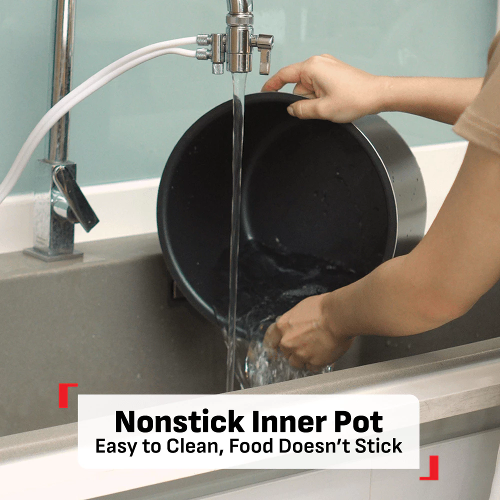 Tefal 6L Effi Cook Multicooker (Pressure Cooker) CY2116 | Cook up to 3x faster | Non stick inner pot | Pre-set timer