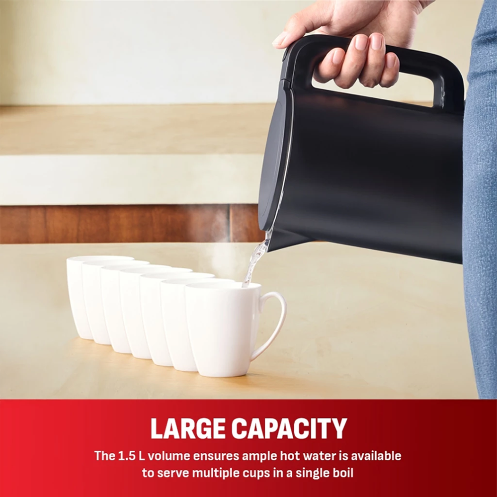 Tefal 1.5L Thermo Protect Electric Kettle KO1408Y2 / KO140AY2 | 304 stainless steel body | 360 degrees rotational cord | Safe to touch