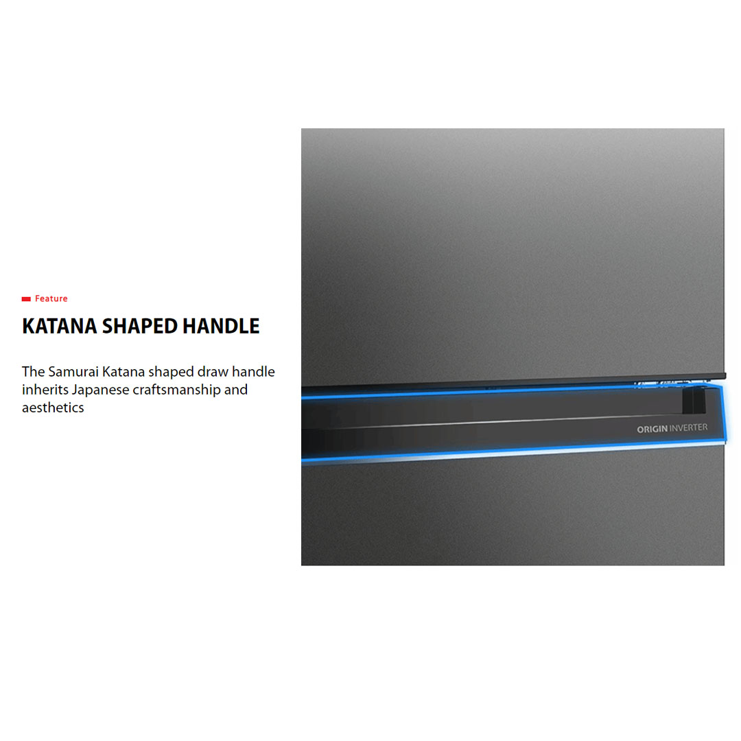 TOSHIBA 220L / 270L / 310L 2 Doors Top Mount Origin Inverter Refrigerator GR-RT230WE-PMY / GR-RT300WE-PMY / GR-RT320WE-PMY | Multi-Air Flow | Cooling Zone | Ultra Big Box | Refrigerator with 2 Year Warranty