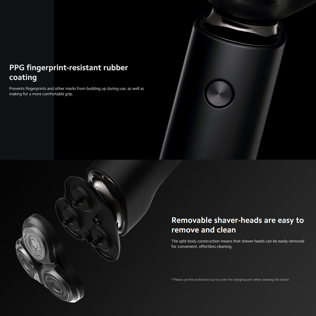 Xiaomi Mi Electric Shaver S500 | IFT Floating Technology Pressure-Relief | Three 360° Floating Shaver-Heads | Type-C Charging | Electric Shaver with 1 Year Warranty