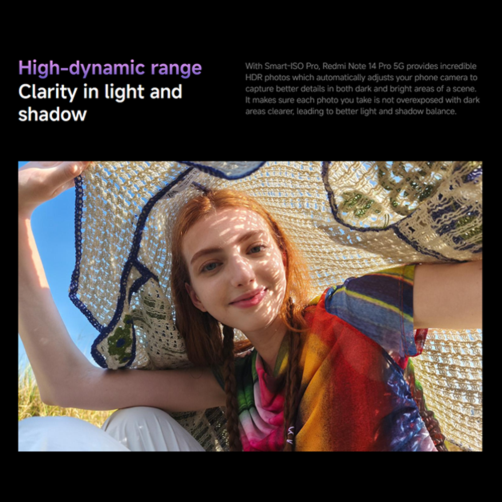 Xiaomi Redmi Note 14 Pro 5G | 200MP AI camera | MediaTek Dimensity 7300-Ultra | 1.5K 120Hz Eye-Care Display