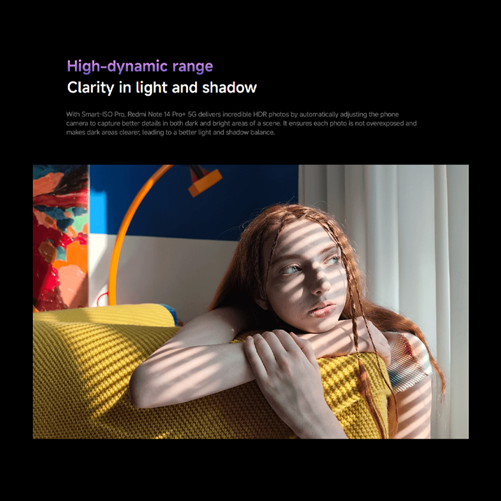 Xiaomi Redmi Note 14 Pro+ 5G | 200MP AI camera | All-Star Durability | Snapdragon® 7s Gen 3 | 120W HyperCharge