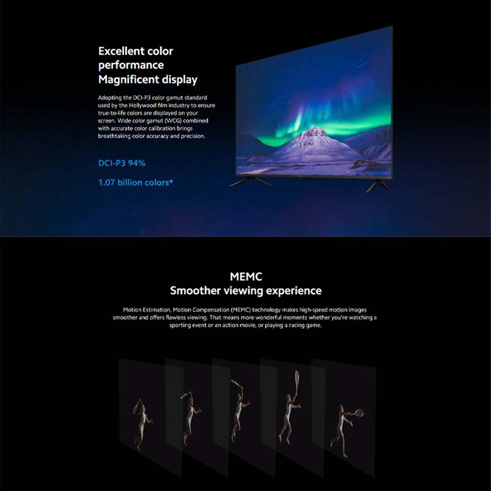 Xiaomi 43" 55" inch 4K UHD Google TV TV A Pro 43 2025 / A Pro 55 2025 | Bright 4K QLED | Google TV | 360° Bluetooth