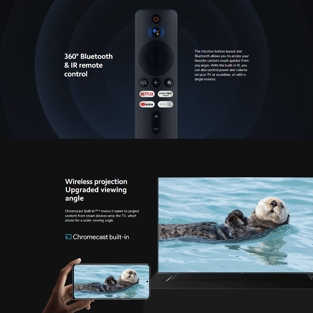 Xiaomi TV Box S (2nd Gen) | Powerful Processor | 4K Ultra HD | Bluetooth 5.2 | Google TV | Dual-band Wi-Fi | TV Box with 1 Year Warranty