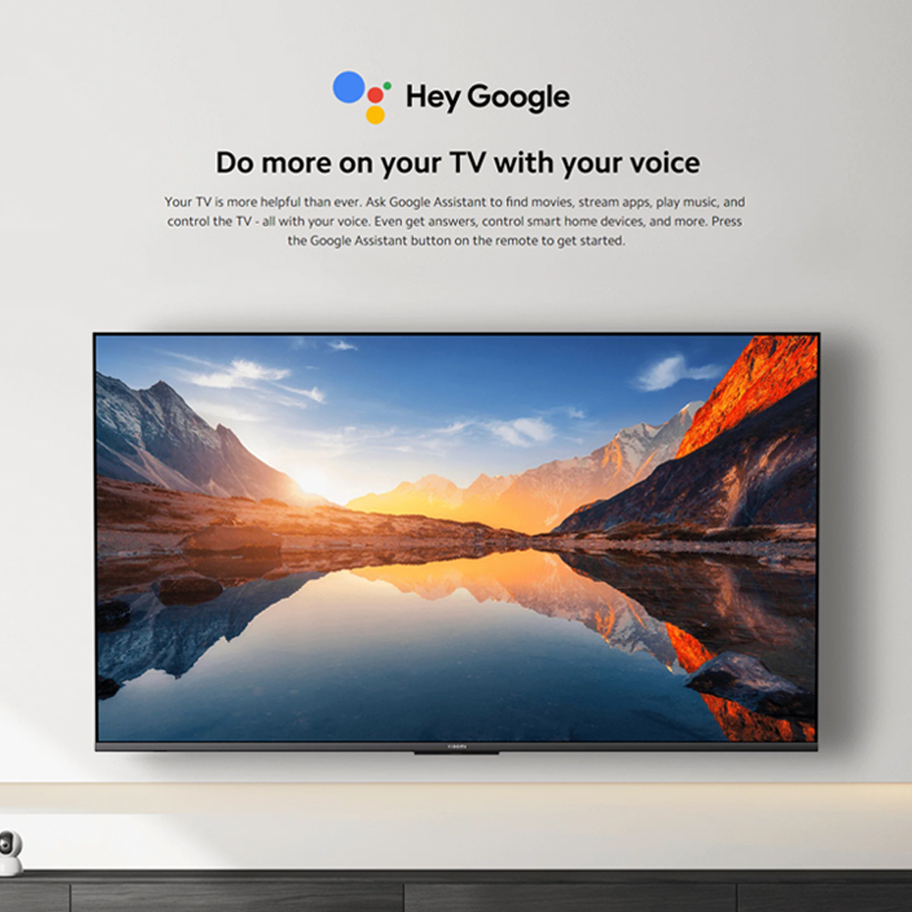 Xiaomi 55" 4K UHD Google TV TV A 55 2025 | 4K HDR | Dolby Audio™ | Ultra slim-bezel design | Google TV