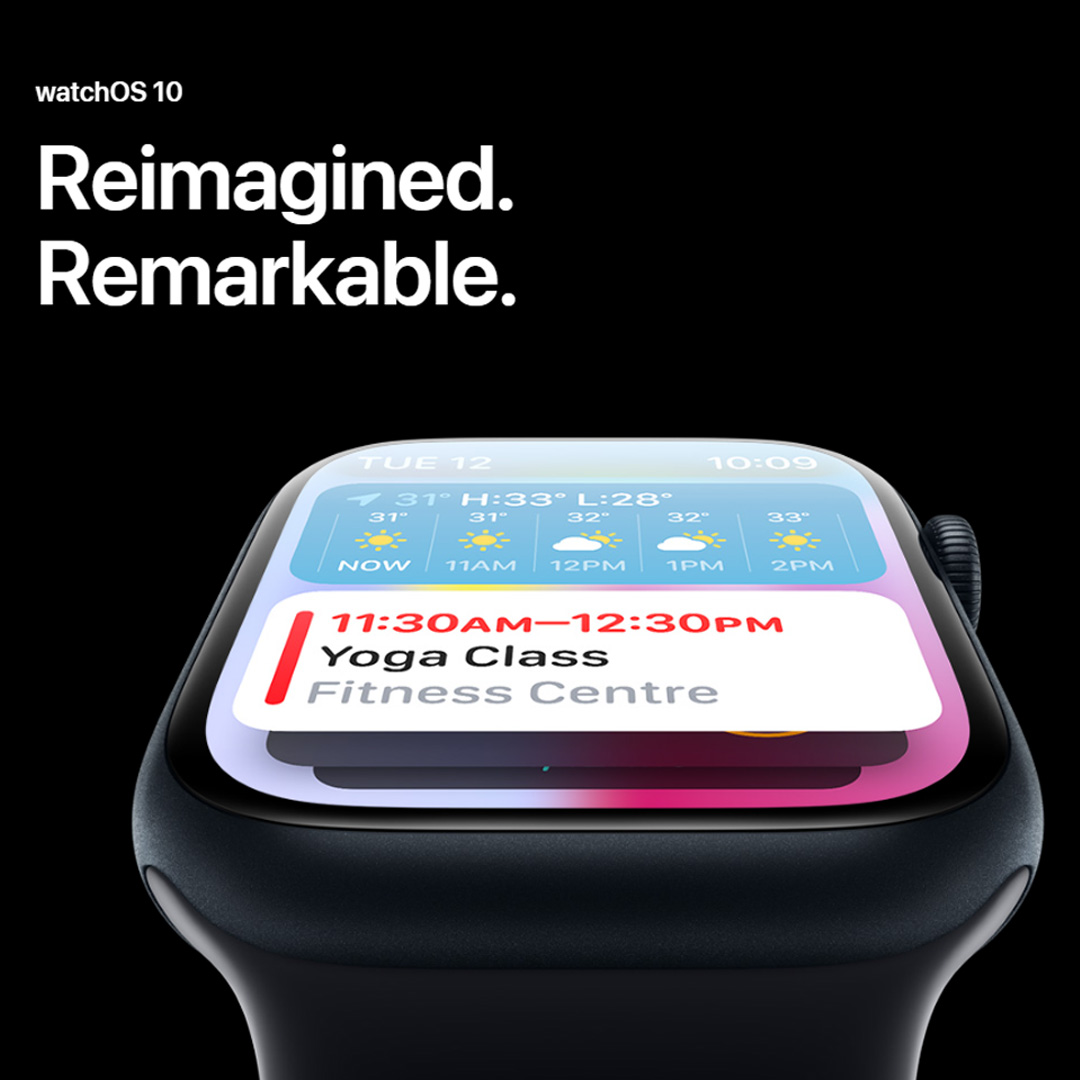 Apple Watch Series 9 Starlight Aluminium Case with Sport Band | 41mm/44mm | GPS/GPS+Celullar | 1.9" Display | 308mAh Battery | Crash Detection | Fall Detection | Smart Watch with 1 Year Warranty