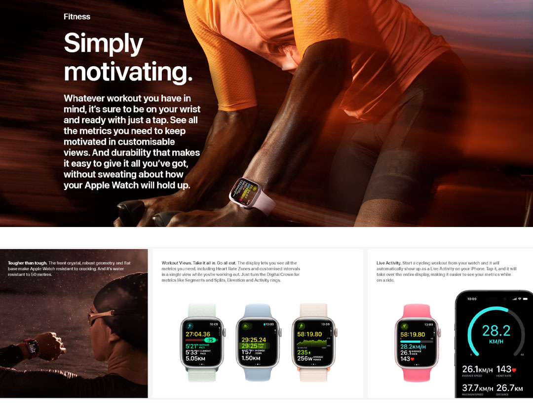 Apple Watch Series 9 Pink Aluminum Case with Pink Solo Loop - GPS + Cellular | Carbon-Neutral | Powerful insights at a glance | Crash Detection | Apple Watch with 1 Year Warranty