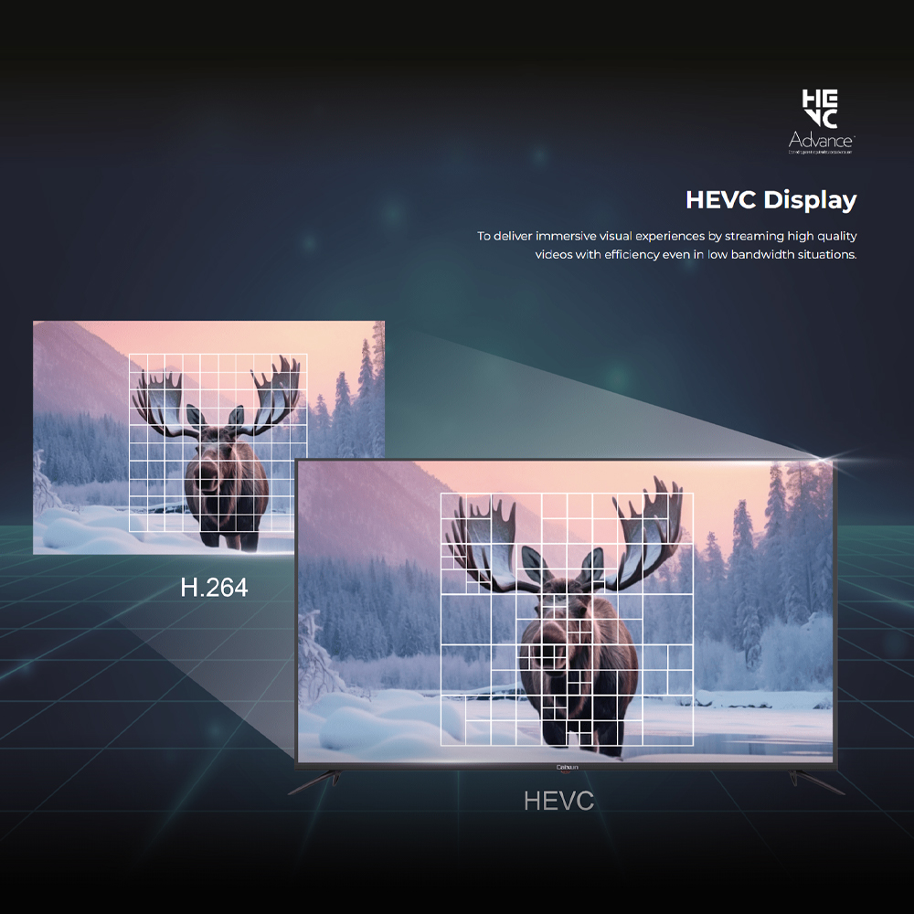 Caixun 40" 2K LED Google TV (PROXITY) C40V1FA | 2K FHD | Dolby Audio | Android TV