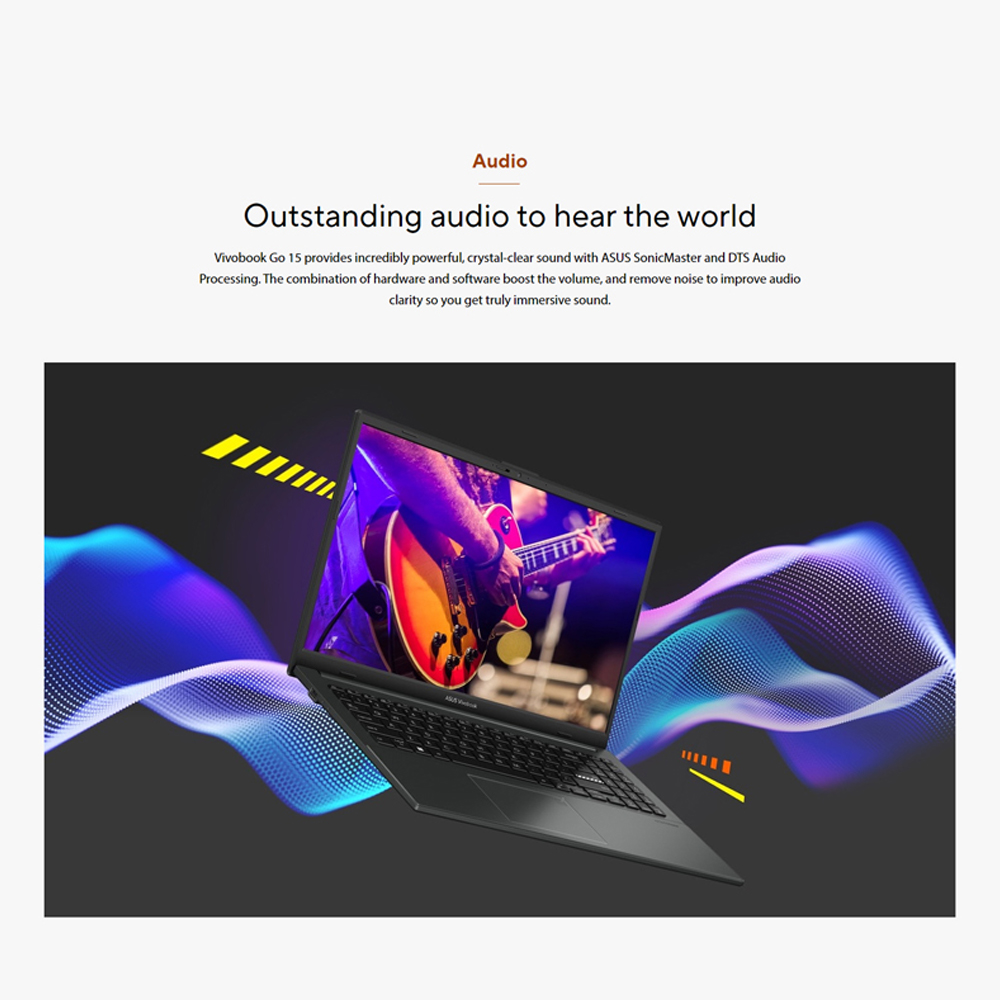 ASUS Vivobook Go 15  Laptop E1504F-ANJ468WS | ASUS Webcam Shield | ASUS AI Noise Cancelation | ASUS WiFi Master | 2  Year General Warranty