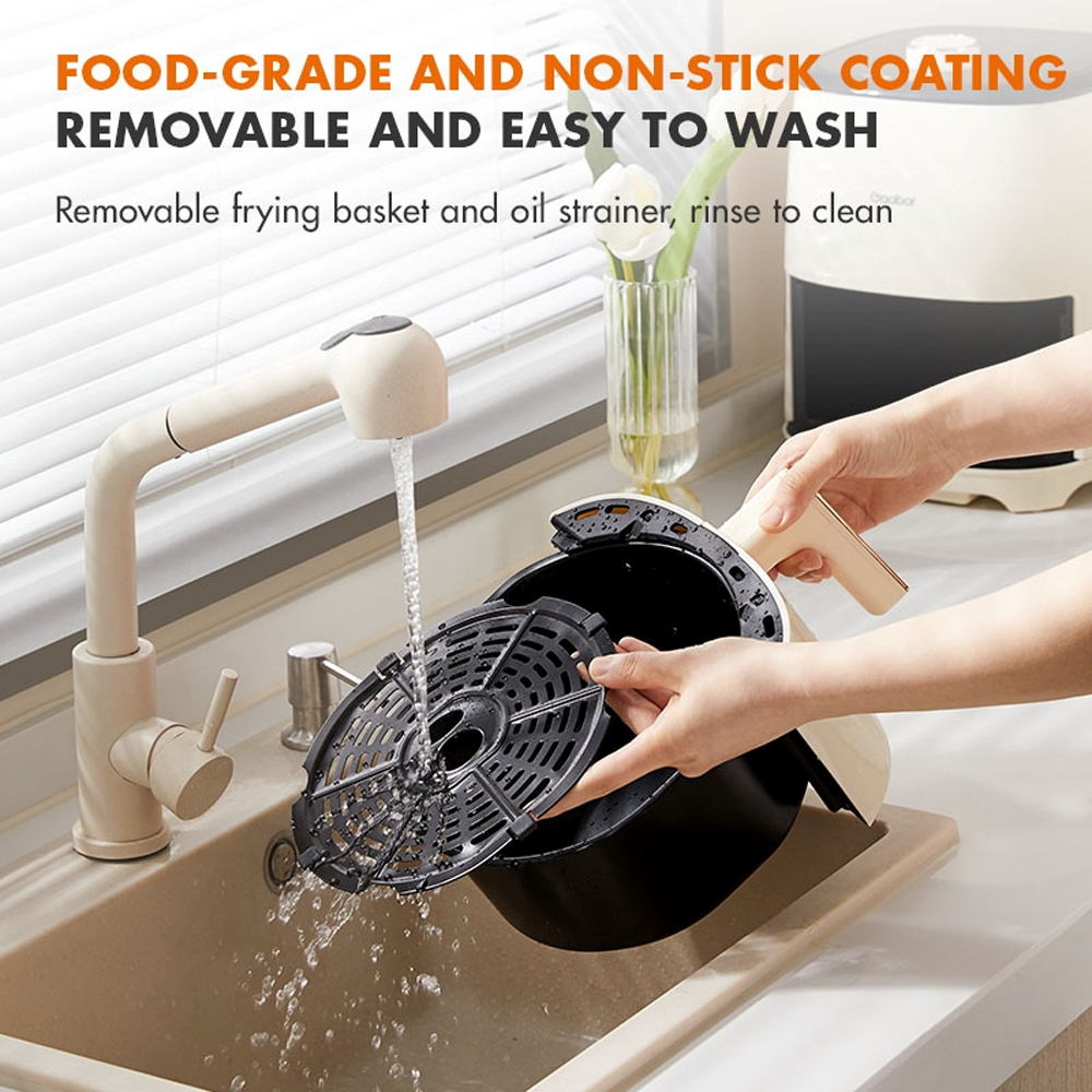 Gaabor 4L Air Fryer Parameters AF40M-BK03A | 360° Circulating Hot Air | One-Turn Timing | Easy to Clean | 1  Year General Warranty