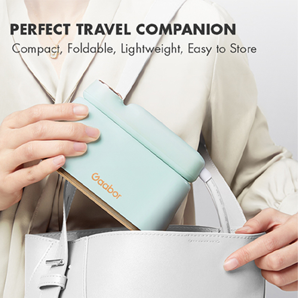 Gaabor 1200W Handheld Steamer Iron Parameters HM-M01A | Dual-Core Turbo 30s Rapid Heating | One Machine For Multiple | Perfect Travel Companion | 1  Year General Warranty