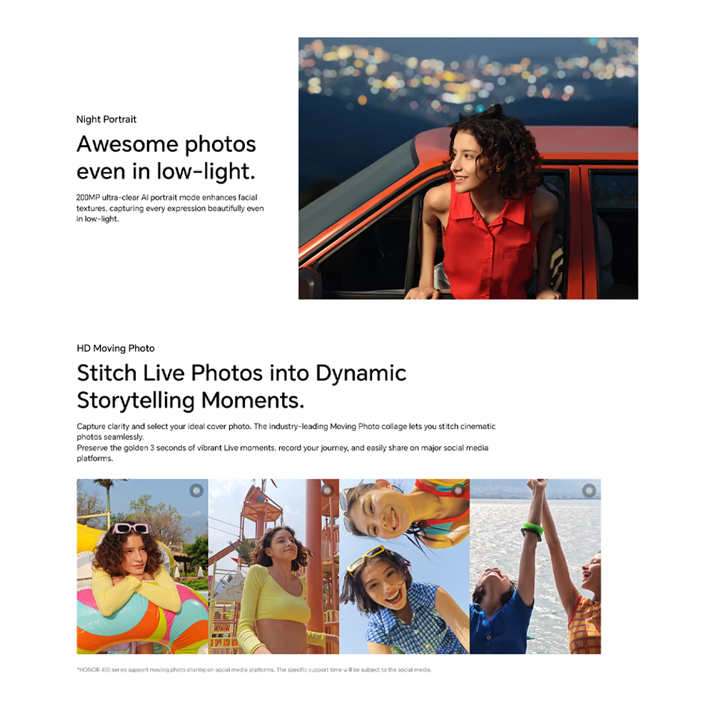 HONOR 400 Pro 12GB+512GB | 200MP Main Camera | 6.7 inch | Qualcomm SM8650-AB Snapdragon 8 Gen 3 (4 nm) | Li-Po 6000 mAh,Fast charging 100W | Android 15, MagicOS 9