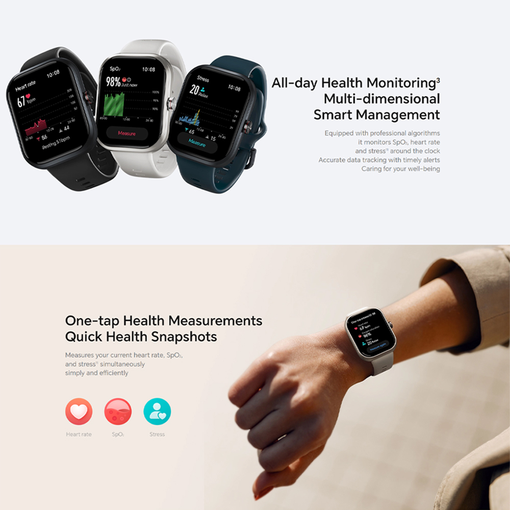 HONOR Choice Haylou Watch 220mm | Ultra-long Battery Life | All-day Health Monitoring | 5ATM Water Resistance | 1  Year General Warranty