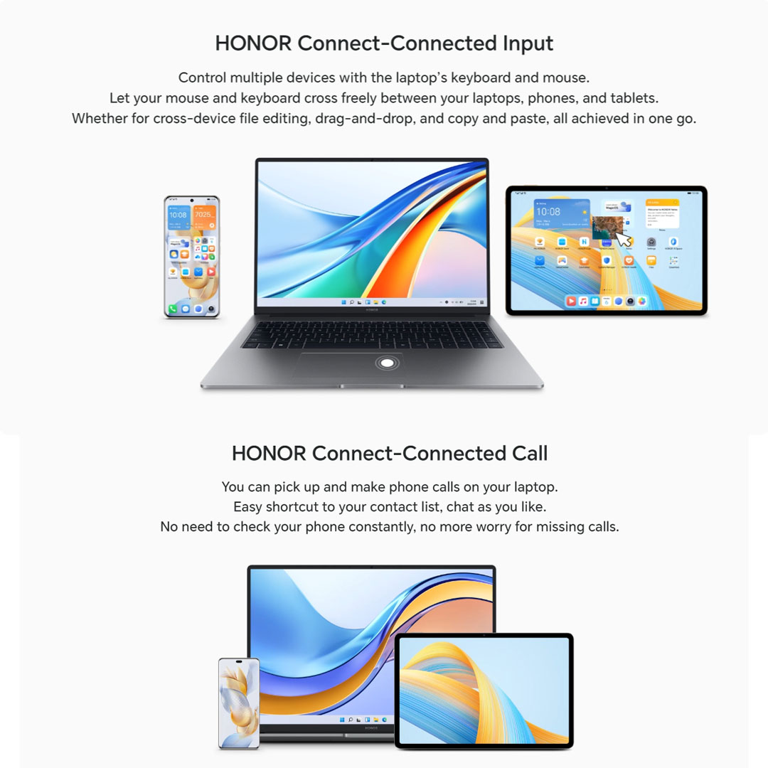 HONOR MagicBook X 16 16-inch 12th Generation Intel® Core™ i5-12450H Intel UHD Graphics | 65W Portable Fast Charger | Comfortable Reading | 7.5 Hours of Daily Office Work | Laptop with 1 Year Warranty