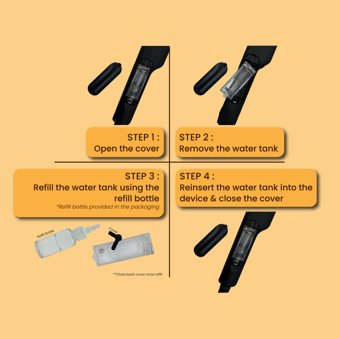 Russell Taylors 34W Ceramic Coating Hair Straightener with Steam Infusion HS2 | 20ml Water Tank | Cutting Edge Features | Hair Straightener with 2 Year Warranty