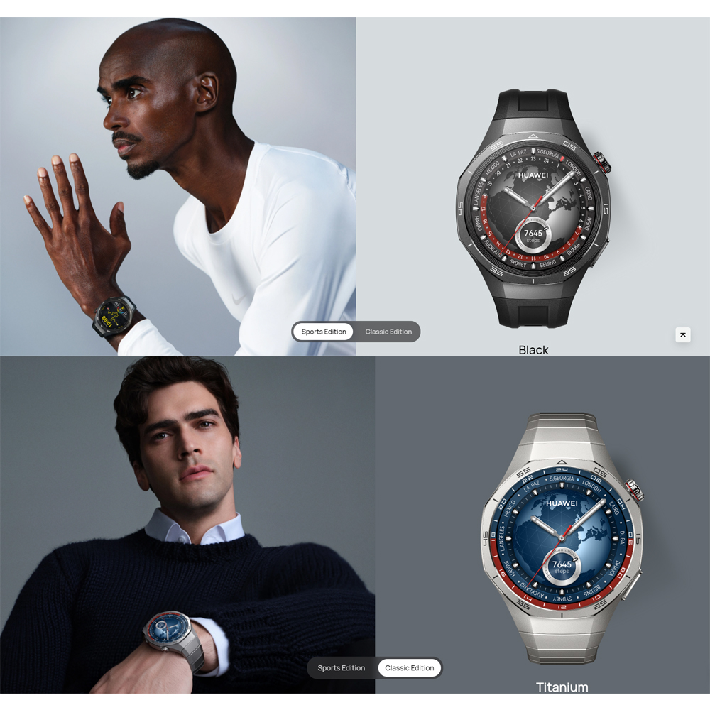 Huawei WATCH GT 5 Pro | Sculpted with aerospace-grade titanium alloy | Pro-Level Sports Golf Courses Map