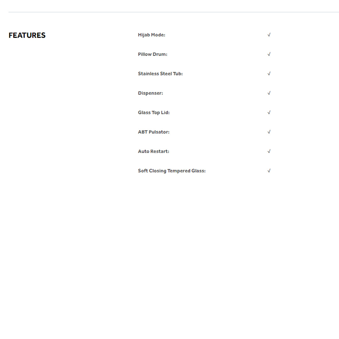 HAIER 10KG Top Load Non-Inverter Washing Machine Starry Silver HWM100-316S6 | Auto Restart | Anti-Bacterial Pulsator | Pillow Drum | Hijab Mode | Washing Machine with 2 Years Warranty